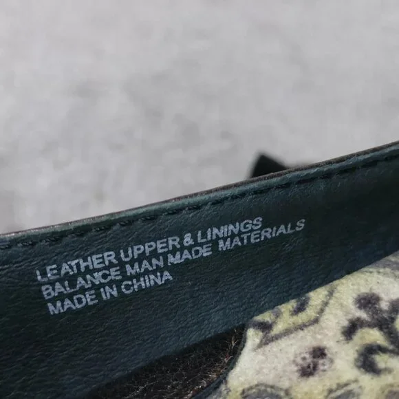 Born Molly Ballet Flats Womens 6 Comfort Shoes Slip On Bow Brown Bronze Leather - Picture 10 of 11